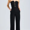 Fashion - Camilo Crepe Jumpsuit - Black Pants Jumpsuits