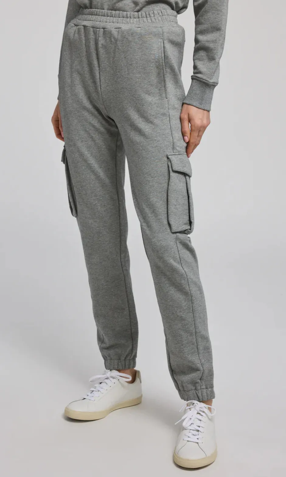 Fashion - Chandra Fleece Sweatpants - Heathered Grey Pants