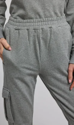 Fashion - Chandra Fleece Sweatpants - Heathered Grey Pants
