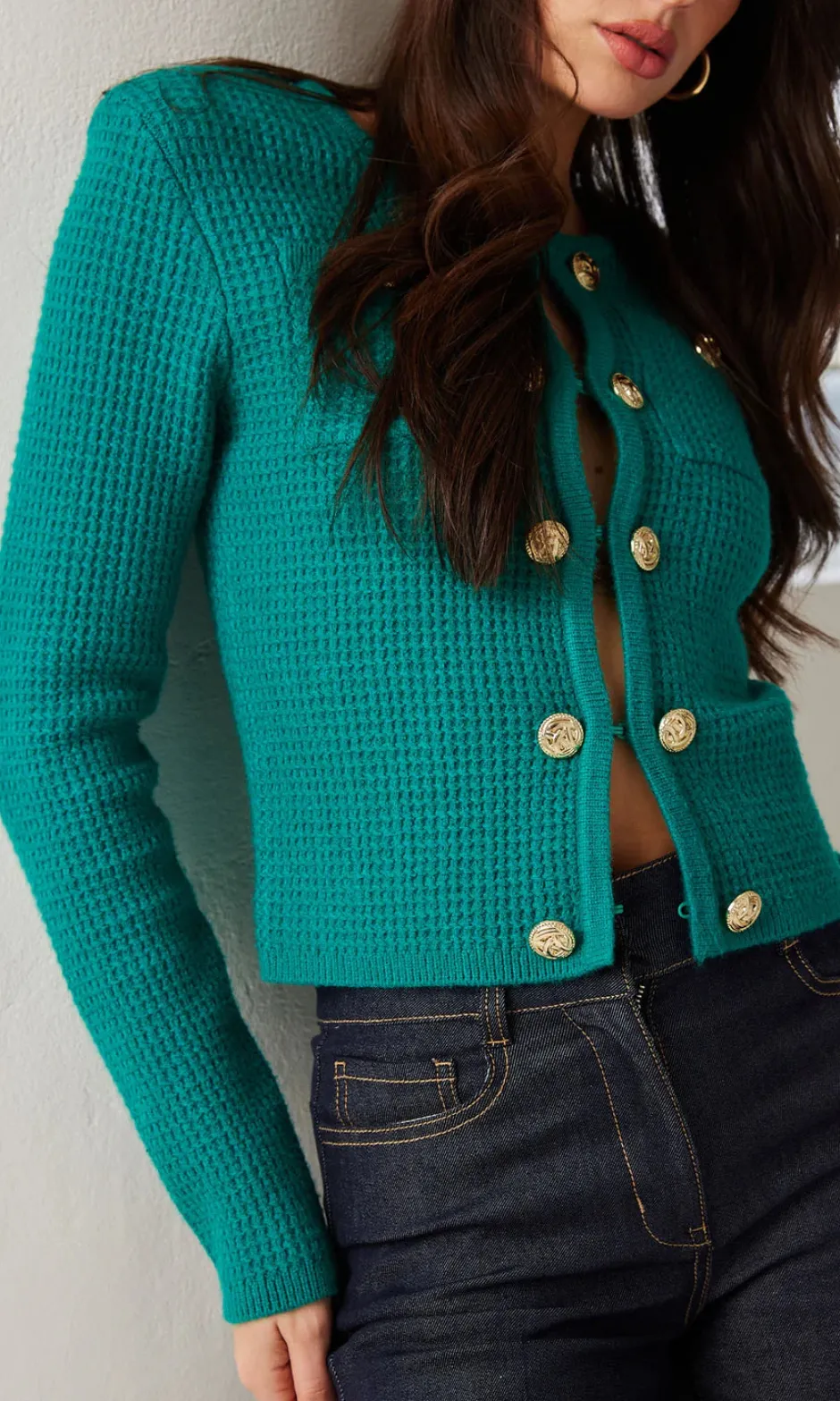Online - Cypress Knit Cardigan - Topaz Sweaters & Knits
