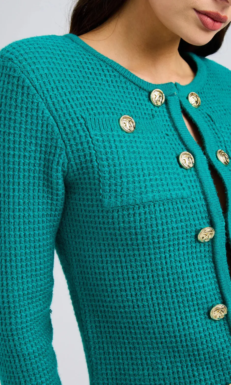 Online - Cypress Knit Cardigan - Topaz Sweaters & Knits