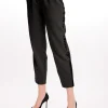 Sale - Ellen Tuxedo Crepe Pants - Black Pants
