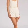 Clearance - Haydee Crepe Romper - White Rompers | Shorts