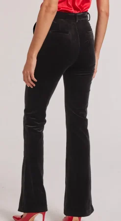 Sale - Jackie Velvet pant - Black Pants
