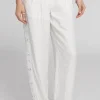 Hot - Lara Lace Combo Pants - Ecru Pants