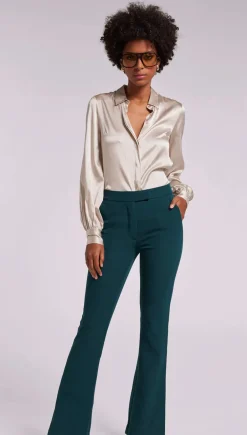 Sale - Lucca Crepe Pants - Hunter Pants