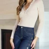 Discount - Minny Rib Bodysuit - Sand Bodysuits