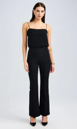 Online - Nellie Crepe Pants - Black Pants