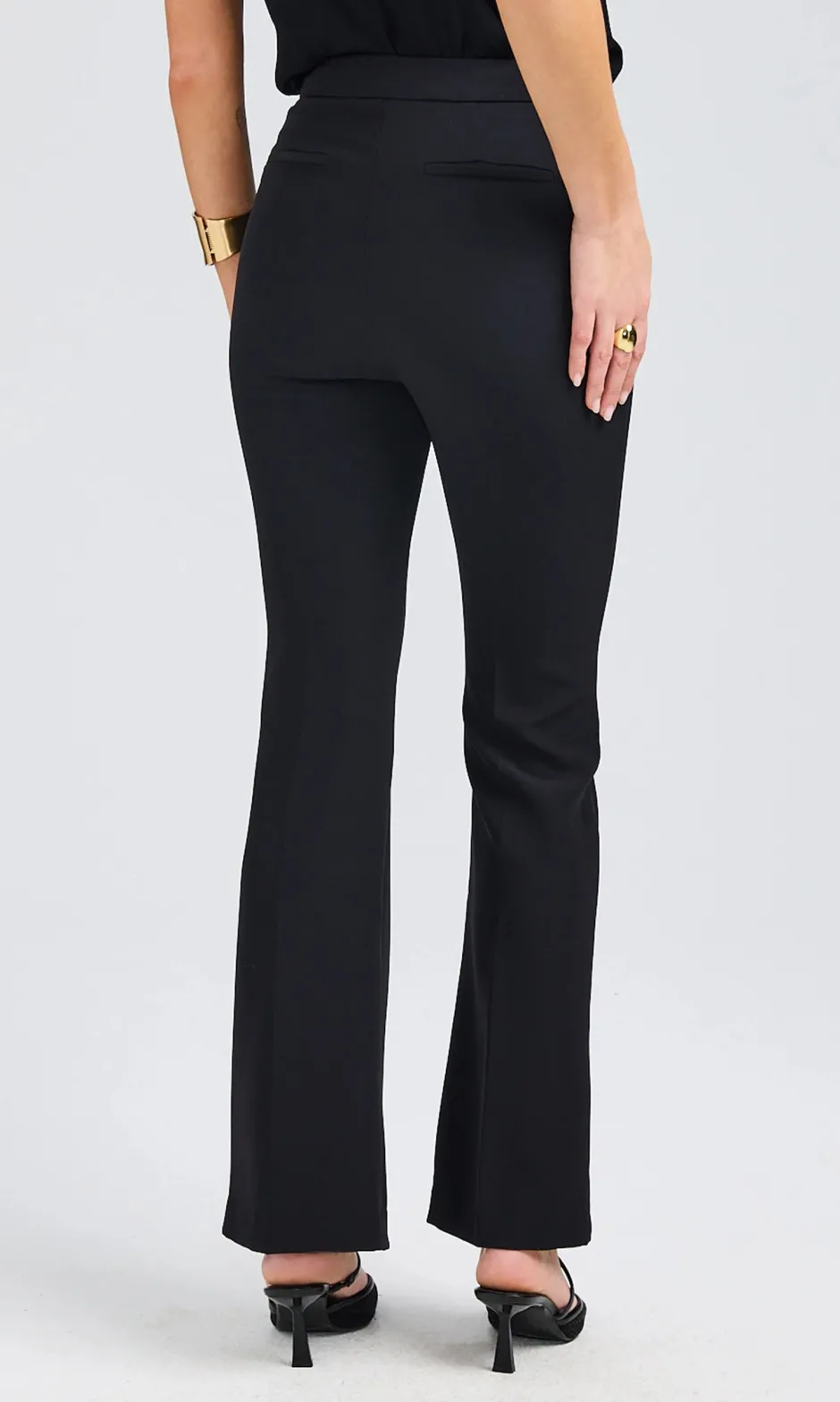 Online - Nellie Crepe Pants - Black Pants