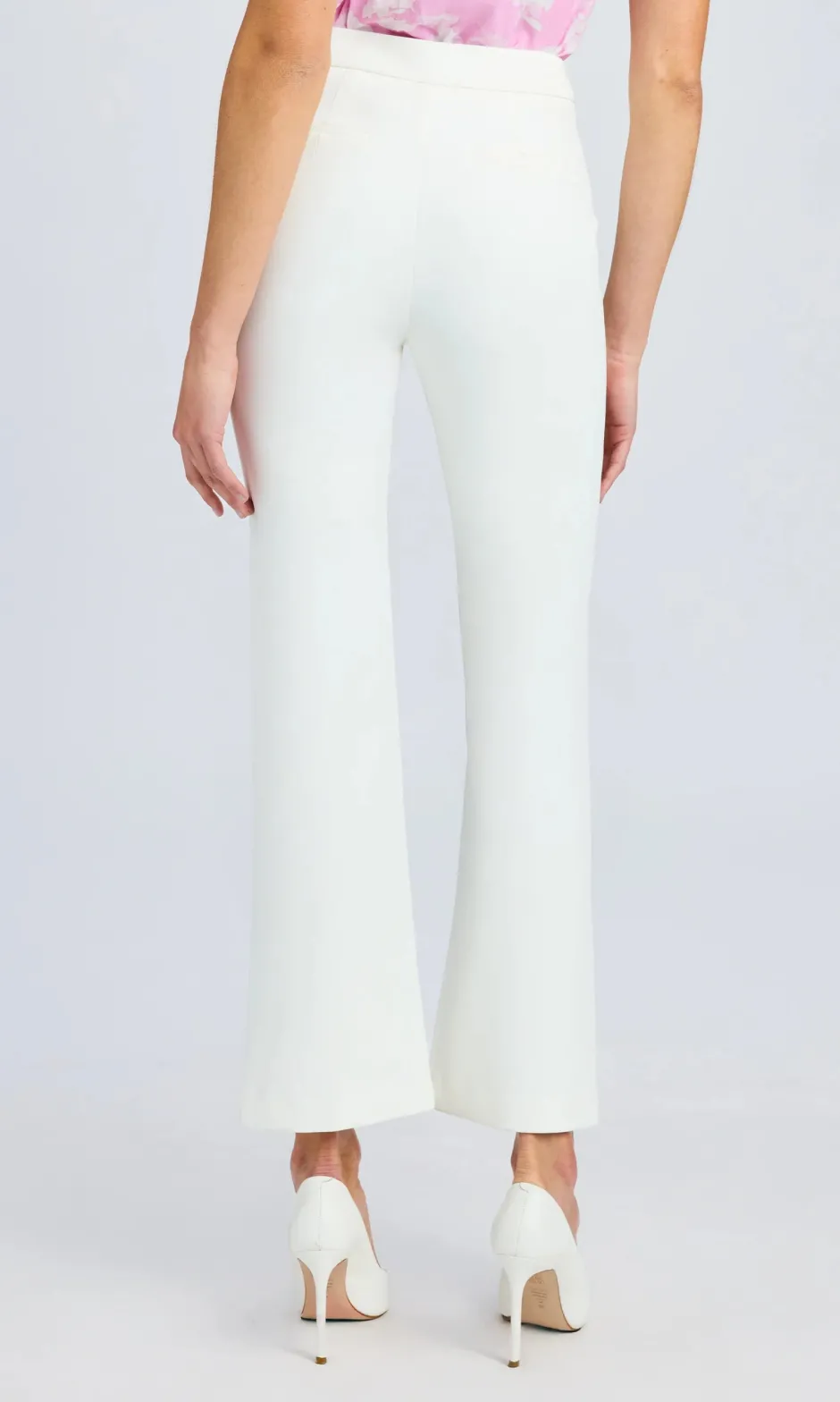 Sale - Nellie Crepe Pants - White Pants