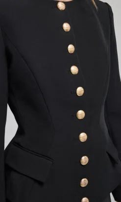 Fashion - Ophelia Crepe Blazer - Black Blazers