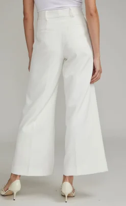 Discount - Rayne Crepe Pants - White Pants