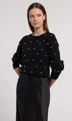 Outlet - Stacie Cardigan - Black Sweaters & Knits