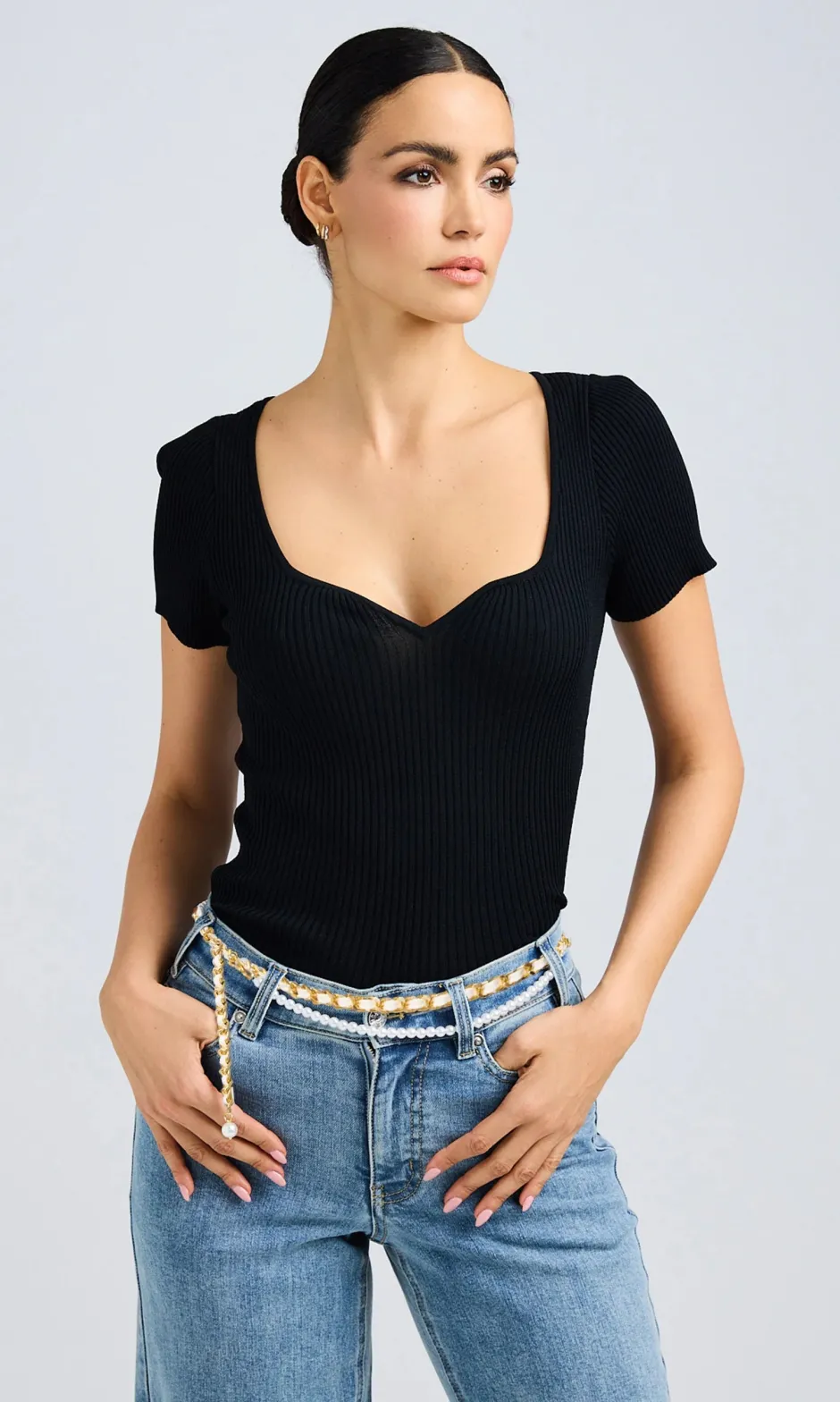 Outlet - Stefanio Sweater - Black Sweaters & Knits