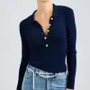 Outlet - Viviana Sweater - Navy Sweaters & Knits