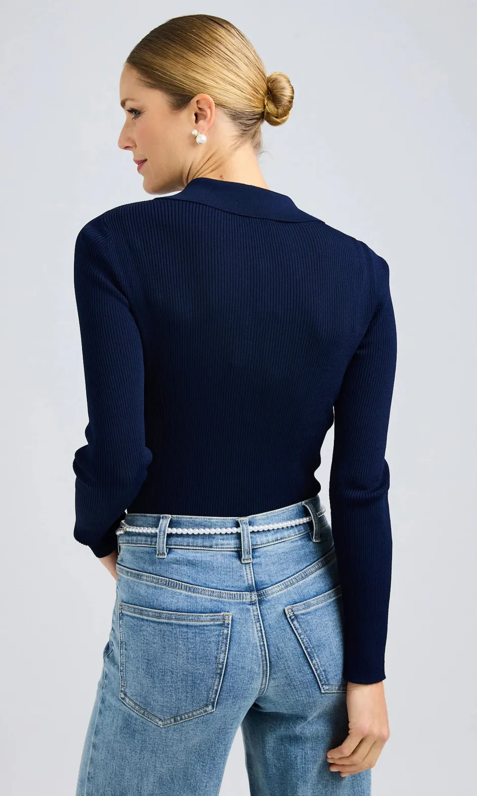 Outlet - Viviana Sweater - Navy Sweaters & Knits