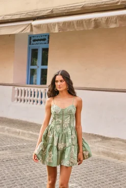 Sale - Dara Short Dress - Green Dresses | Mini Dresses