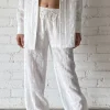 Discount - Ilara Flared Pant - White Flare | Pants