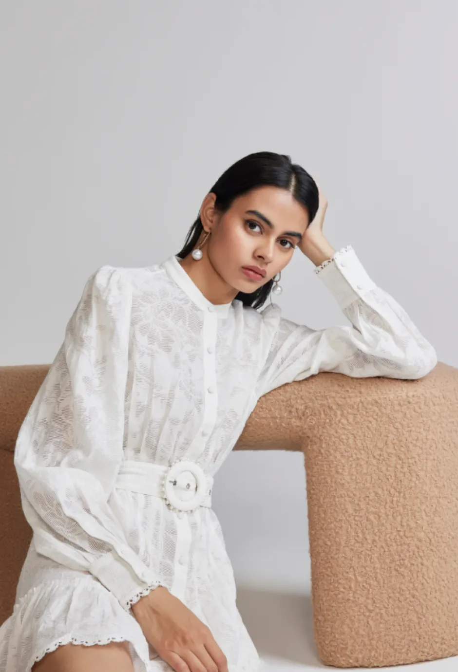 Outlet - Ilara Mini Dress - White Dresses | Mini Dresses