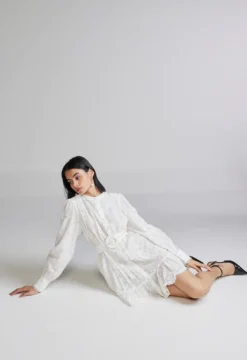 Outlet - Ilara Mini Dress - White Dresses | Mini Dresses