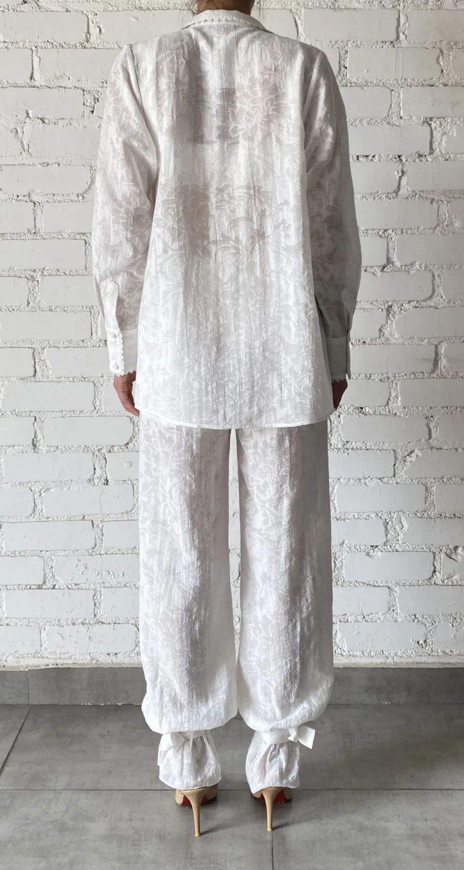 Discount - Ilara Flared Pant - White Flare | Pants