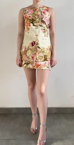 Discount - Mini Skirt - Off White Mix Mini Skirts