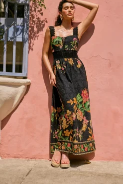 New - Pahi Long Dress - Black Off White Dresses | Long Dresses
