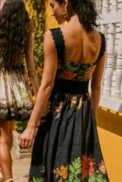 New - Pahi Long Dress - Black Off White Dresses | Long Dresses