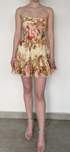 Best - Short Dress - Ivory Mix Mini Dresses | Florals