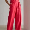 Discount - Alina Pant - Bright Red Pants