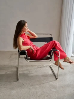 Discount - Alina Pant - Bright Red Pants