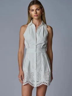Online - Domino Dress - White Mini Dresses | Dresses