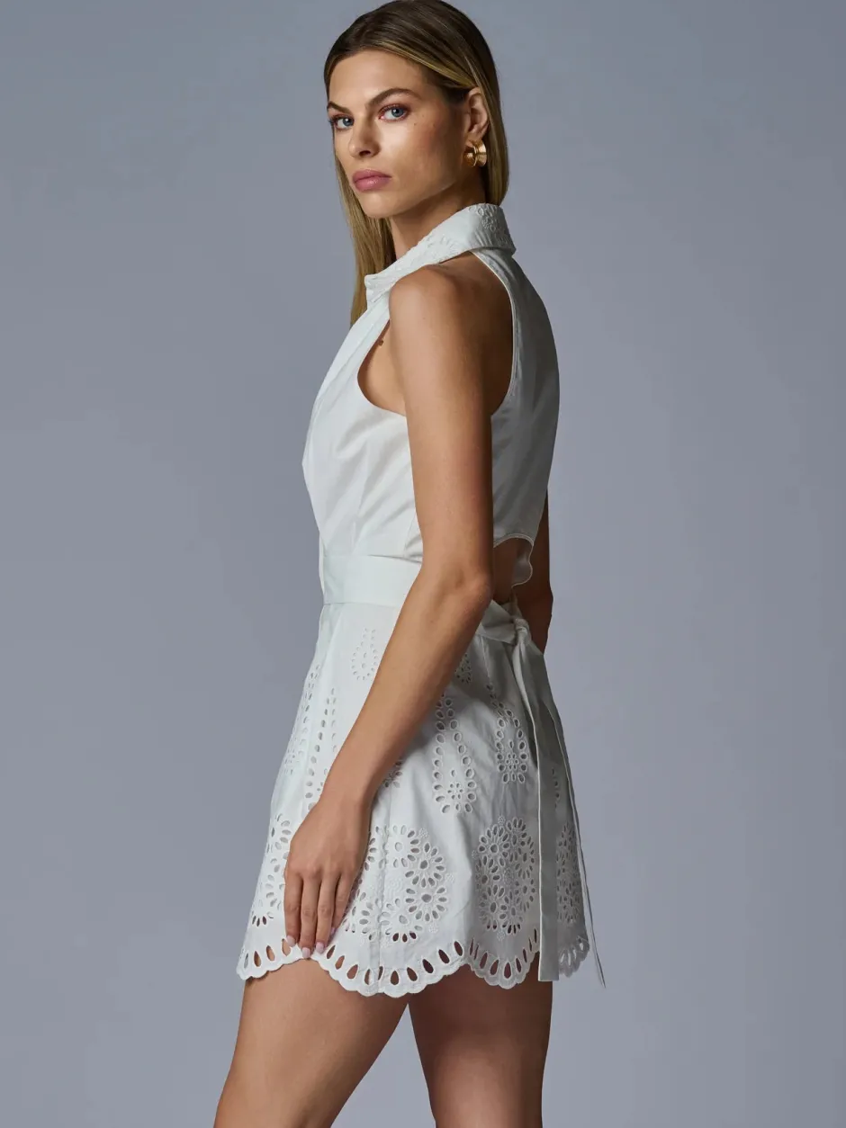 Online - Domino Dress - White Mini Dresses | Dresses