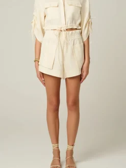 Online - Mira Shorts - Ivory Shorts