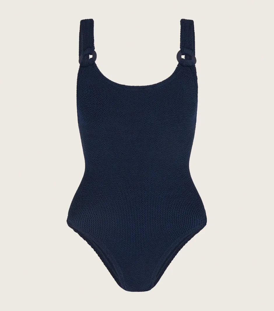 New - Domino Swim - Navy One Piece