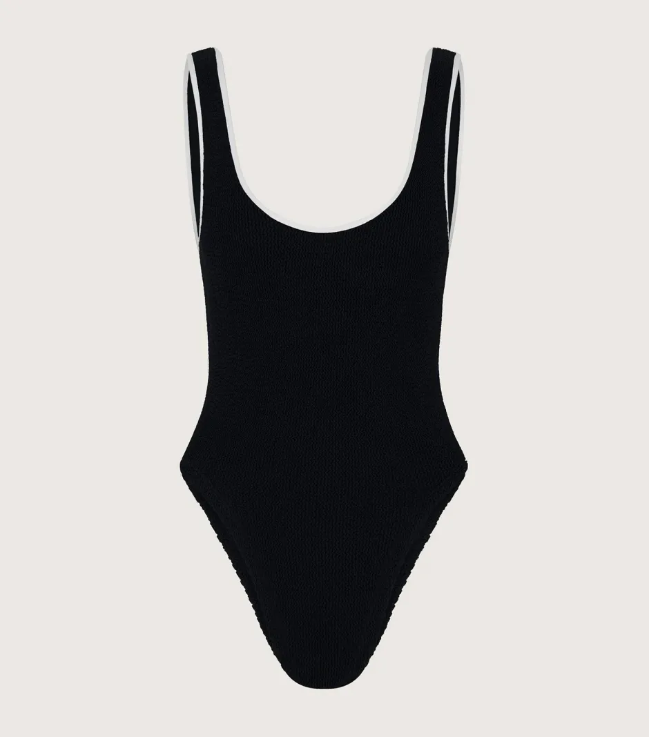 Hot - Faye Swim - Black/White One Piece