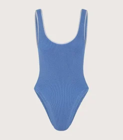 Fashion - Faye Swim - Cornflower/White One Piece