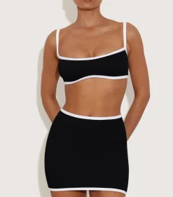 Sale - Swimskirt Bottom - Black/White Coverups