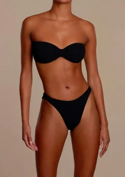 Outlet Jean Bikini Black Bikini