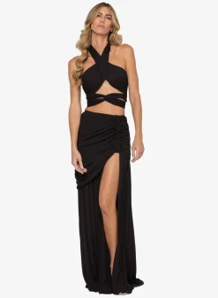 New - Blanca Skirt - Black Long Skirts
