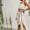 Fashion - Cairo Tulum Skirt - Royal Oatmeal Long Skirts