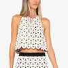 Fashion - Fallon top - Black Crop Tops