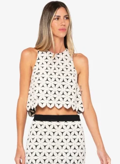 Fashion - Fallon top - Black Crop Tops