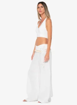 Fashion - Genevieve Pant - Ecru Pants