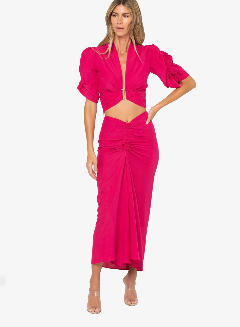 Hot - Ibiza Top - Berry Crop Tops