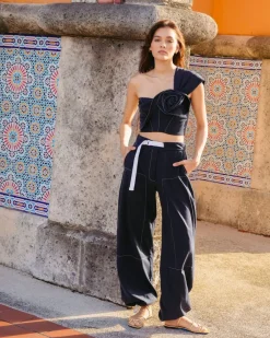 Outlet - Jill Pant - Navy Pants