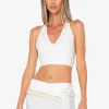 Clearance - Lark Top - Ecru Crop Tops