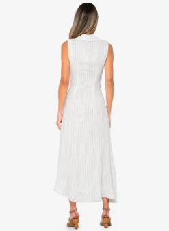 Sale - Lydia Dress 2.0 - Black Stripe Dresses | Long Dresses