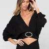 New - Mina Top - Black Crop Tops