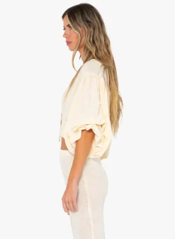 Clearance - Nava Top - Vanilla Crop Tops